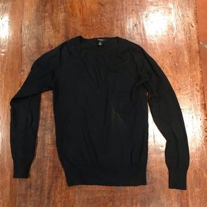 Forever 21 v neck black sweater